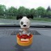 Solar Powered Panel Dancing Toy Car Decorate Dog Swinging Bobble Dancer Animal   372223144165